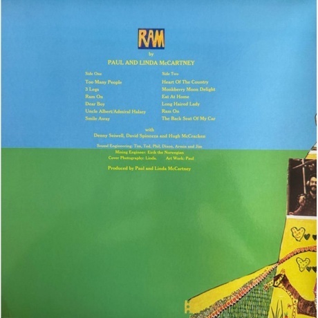 Paul McCartney, Ram (0602557567656) виниловая пластинка - фото 2