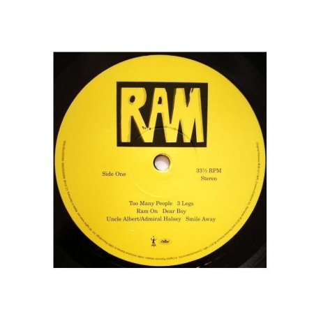 Виниловая пластинка Paul McCartney, Ram (0602557567656) - фото 7