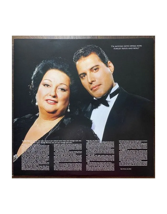 Виниловая пластинка Freddie; Caballe Mercury, Barcelona (0602577404290) - фото 4