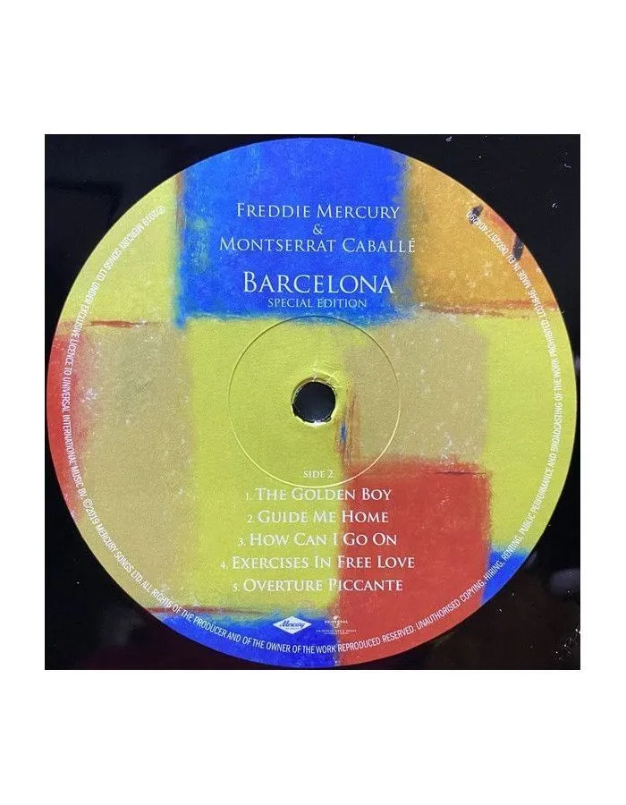 Виниловая пластинка Freddie; Caballe Mercury, Barcelona (0602577404290) - фото 6