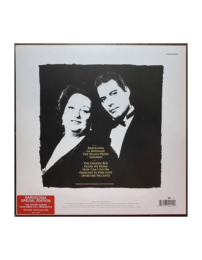 Виниловая пластинка Freddie; Caballe Mercury, Barcelona (0602577404290) - фото 7