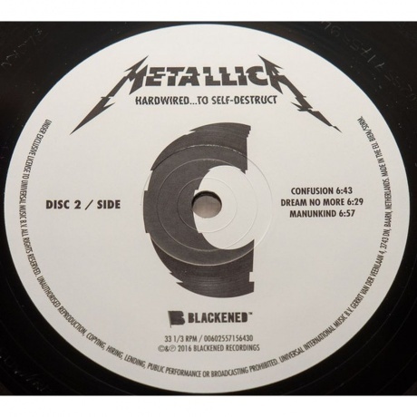 Metallica - Hardwired...To Self-Destruct (0602557156416) виниловая пластинка - фото 6