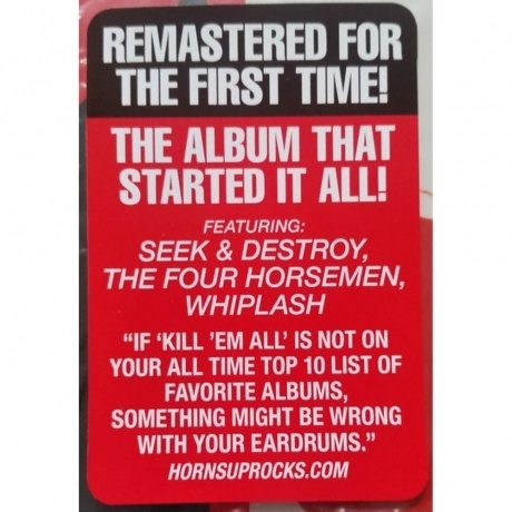 Metallica - Kill 'Em All (0602547885289) виниловая пластинка - фото 8