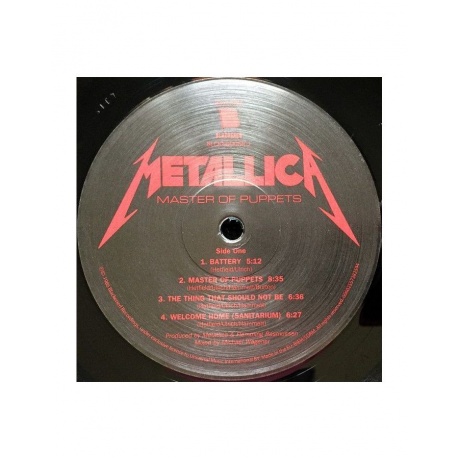 Виниловая пластинка Metallica, Master Of Puppets (0602557382594) - фото 3