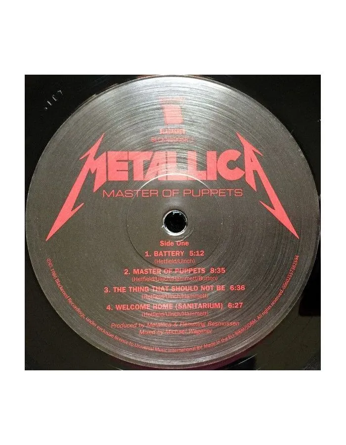 Виниловая пластинка Metallica, Master Of Puppets (0602557382594) - фото 3