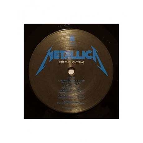 Виниловая пластинка Metallica, Ride The Lightning (0602547885241) - фото 5