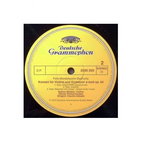 Виниловая пластинка Nathan Milstein, Tchaikovsky/ Mendelssohn: Violin Concertos (0028947963325) - фото 4
