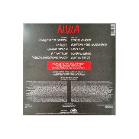 Виниловая пластинка N.W.A., Straight Outta Compton (0600753469958) - фото 2