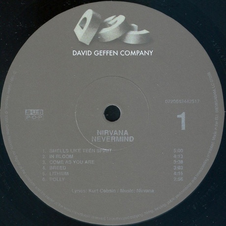 Nirvana - Nevermind (0720642442517) виниловая пластинка - фото 3