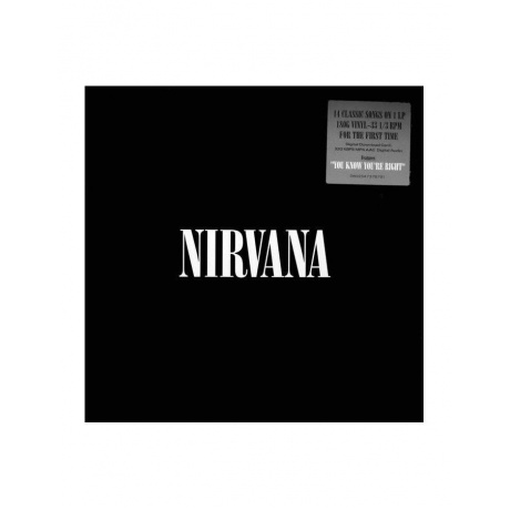 Виниловая пластинка Nirvana, Nirvana (0602547378781) - фото 1