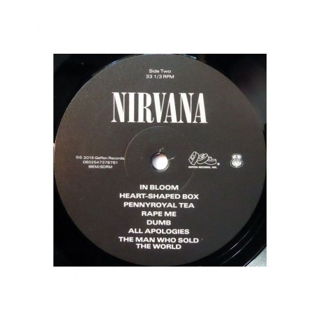 Виниловая пластинка Nirvana, Nirvana (0602547378781) - фото 4