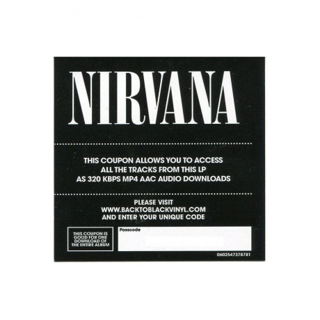 Виниловая пластинка Nirvana, Nirvana (0602547378781) - фото 6