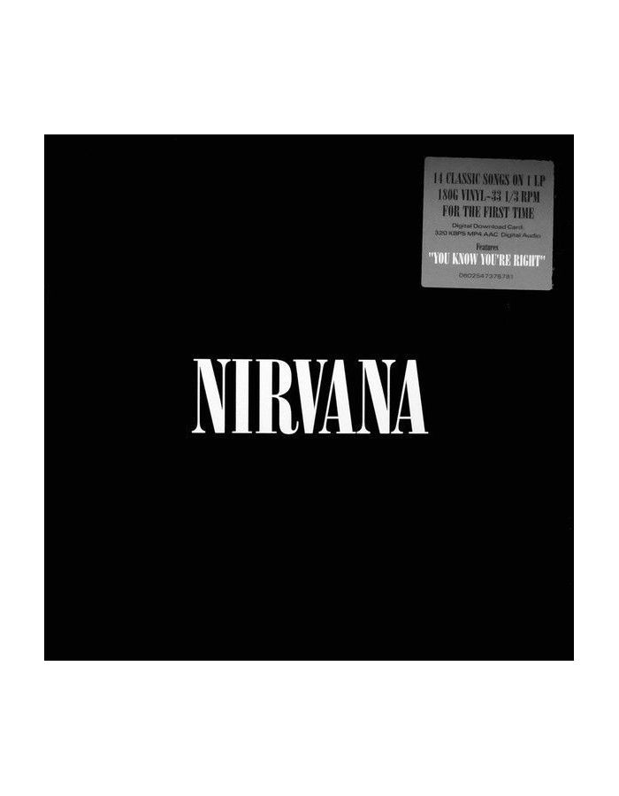 Виниловая пластинка Nirvana, Nirvana (0602547378781) nirvana виниловая пластинка nirvana complete bbc radio one sessions 1989 91