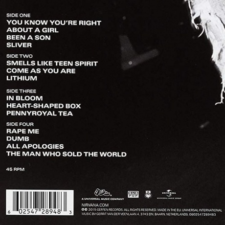 Nirvana - Nirvana (0602547289483) виниловая пластинка - фото 10