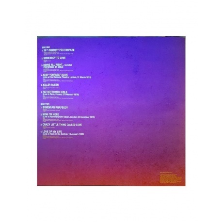 OST - Bohemian Rhapsody (Queen) (0602567988724) виниловая пластинка - фото 4