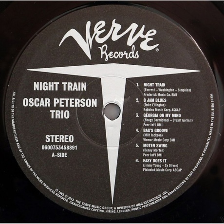 Oscar Peterson - Night Train (0600753458891) виниловая пластинка - фото 5