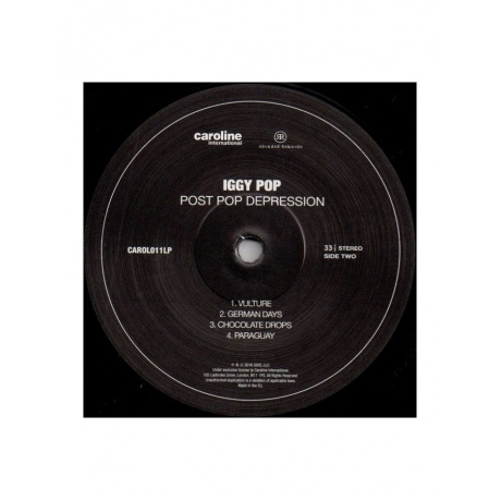 Виниловая пластинка Iggy Pop, Post Pop Depression (0602547778222) - фото 4