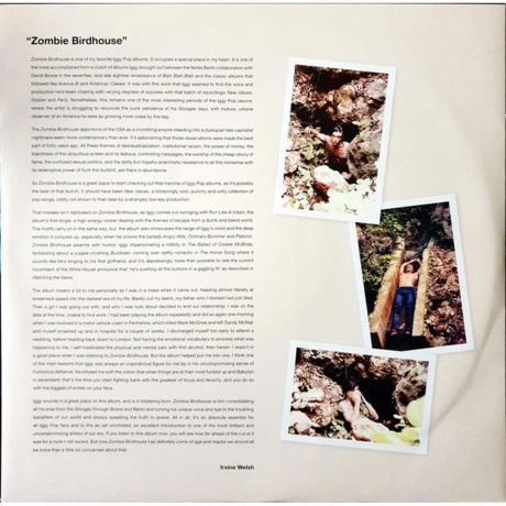 Iggy Pop, Zombie Birdhouse (0602577438547) виниловая пластинка - фото 6