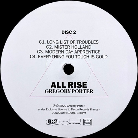 Gregory Porter - All Rise (0602508619953) виниловая пластинка - фото 7