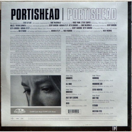 Portishead - Portishead (0602557150995) виниловая пластинка - фото 2