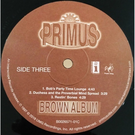 Primus - Brown Album (0602557539462) виниловая пластинка - фото 15