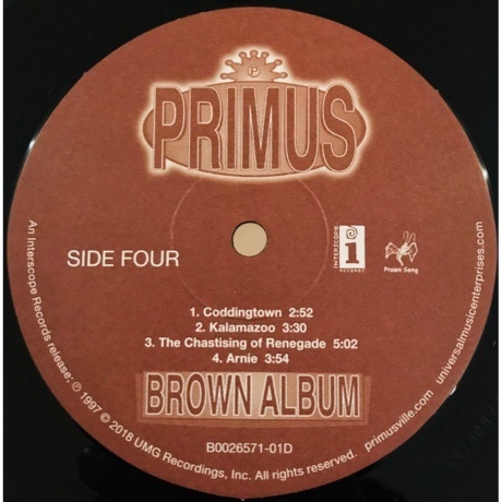 Primus - Brown Album (0602557539462) виниловая пластинка - фото 16