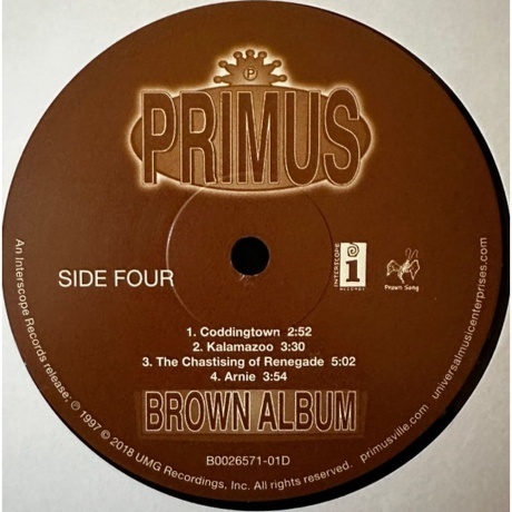 Primus - Brown Album (0602557539462) виниловая пластинка - фото 8