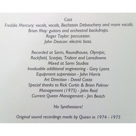 Queen - A Night At The Opera (0602547202697) виниловая пластинка - фото 13