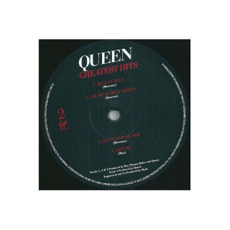 Виниловая пластинка Queen, Greatest Hits (0602557048414) - фото 9