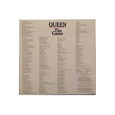 Виниловая пластинка Queen, The Game (0602547202758) - фото 6
