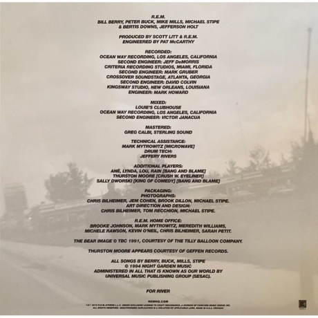 R.E.M. - Monster (0888072111486) виниловая пластинка - фото 6