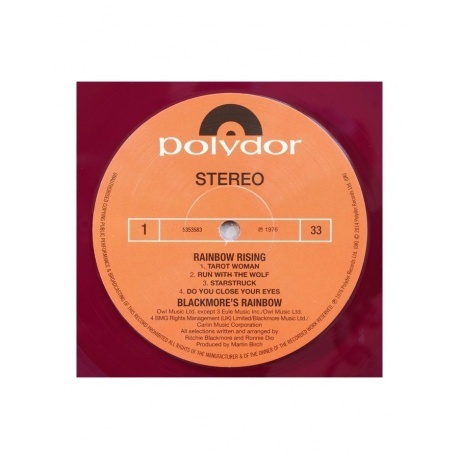 Rainbow - Rising (0600753535837) виниловая пластинка - фото 4