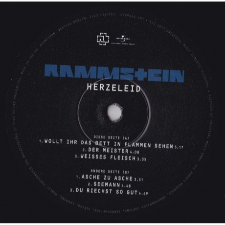 Rammstein - Herzeleid (0602527296630) виниловая пластинка - фото 4