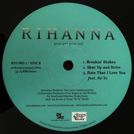 Rihanna - Good Girl Gone Bad (0602517337916) виниловая пластинка - фото 7