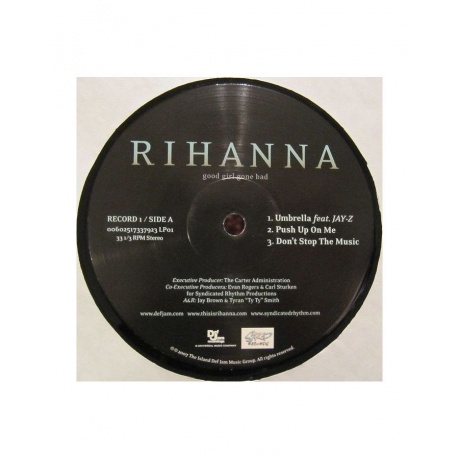 Виниловая пластинка Rihanna, Good Girl Gone Bad (0602517337916) - фото 3