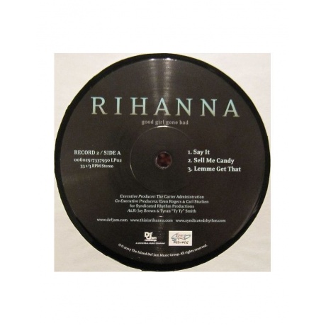 Виниловая пластинка Rihanna, Good Girl Gone Bad (0602517337916) - фото 5