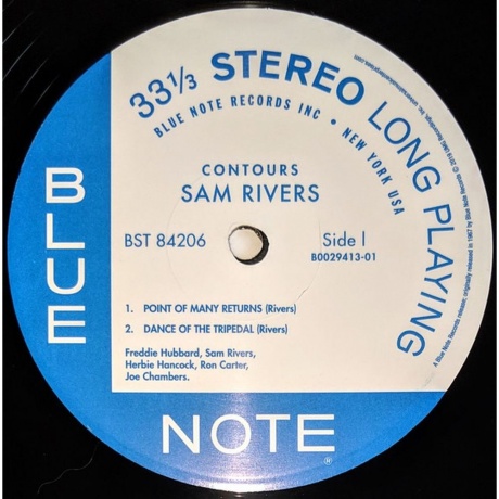 Sam Rivers - Contours (Analogue, Tone Poet) (0602577248993) виниловая пластинка - фото 6