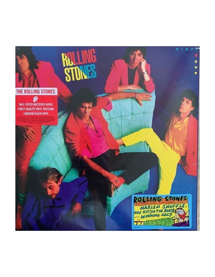 Виниловая пластинка The Rolling Stones, Dirty Work (Half Speed) (0602508773280) виниловая пластинка rolling stones emotional rescue half speed lp