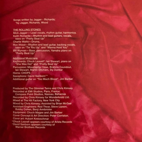 The Rolling Stones, Undercover (Half Speed) (0602508773273) виниловая пластинка - фото 4