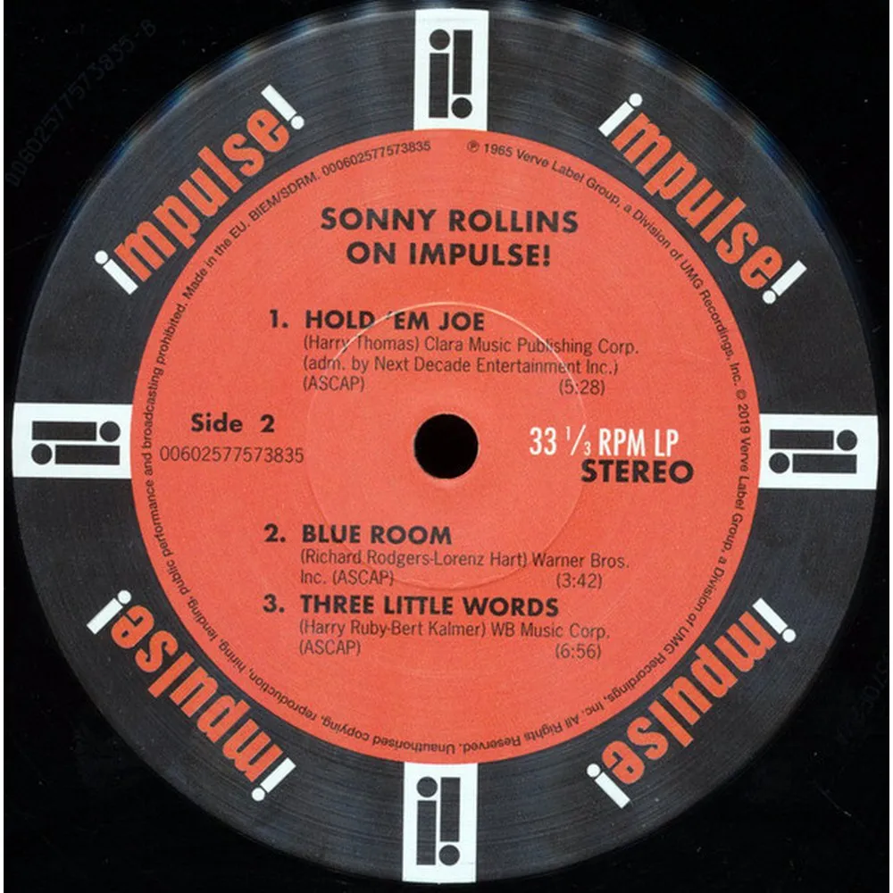 Sonny Rollins - On Impulse! (0602577573835) виниловая пластинка - фото 6