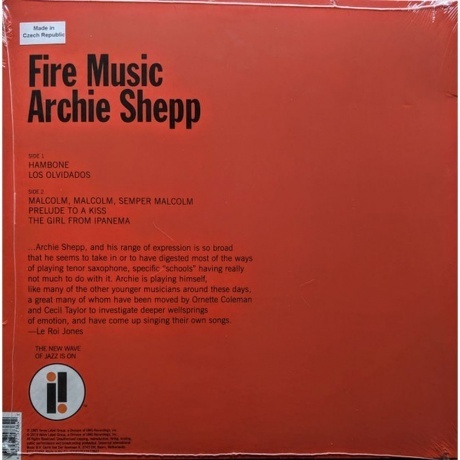 Archie Shepp - Fire Music (0602577573842) виниловая пластинка - фото 8