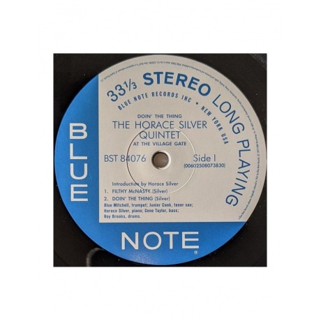 Виниловая пластинка Horace Silver, Doin' The Thing (0602508073830) - фото 3