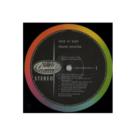 Виниловая пластинка Frank Sinatra, Nice 'N' Easy (0602508725920) - фото 3
