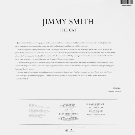 Виниловая пластинка Jimmy Smith, The Cat (0600753458945) - фото 2