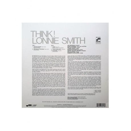 Виниловая пластинка Lonnie Smith, Think! (0602577531132) - фото 2