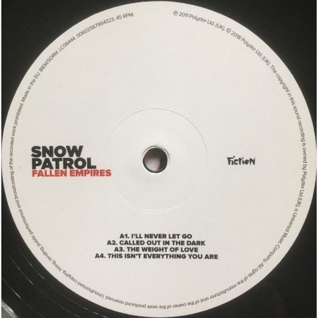 Snow Patrol - Fallen Empires (0602567954316) виниловая пластинка - фото 4