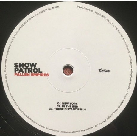 Snow Patrol - Fallen Empires (0602567954316) виниловая пластинка - фото 6