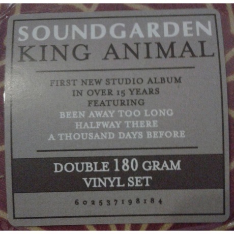 Soundgarden - King Animal (0602537198184) виниловая пластинка - фото 29
