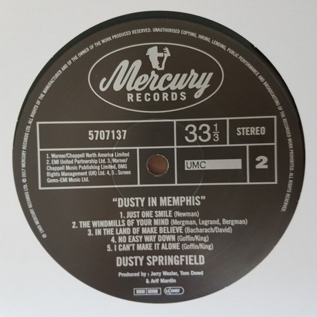 Dusty Springfield - Dusty In Memphis (0602557071375) виниловая пластинка - фото 3