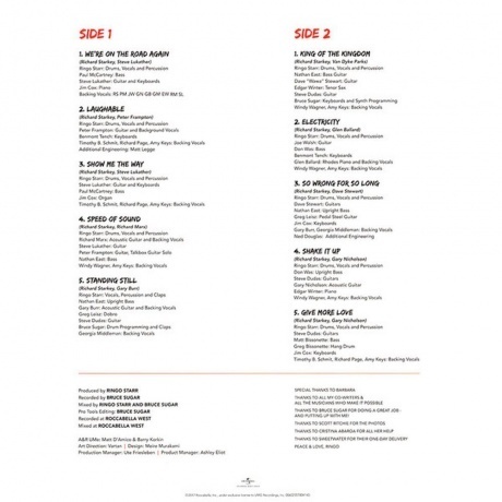 Ringo Starr - Give More Love (0602557804140) виниловая пластинка - фото 3